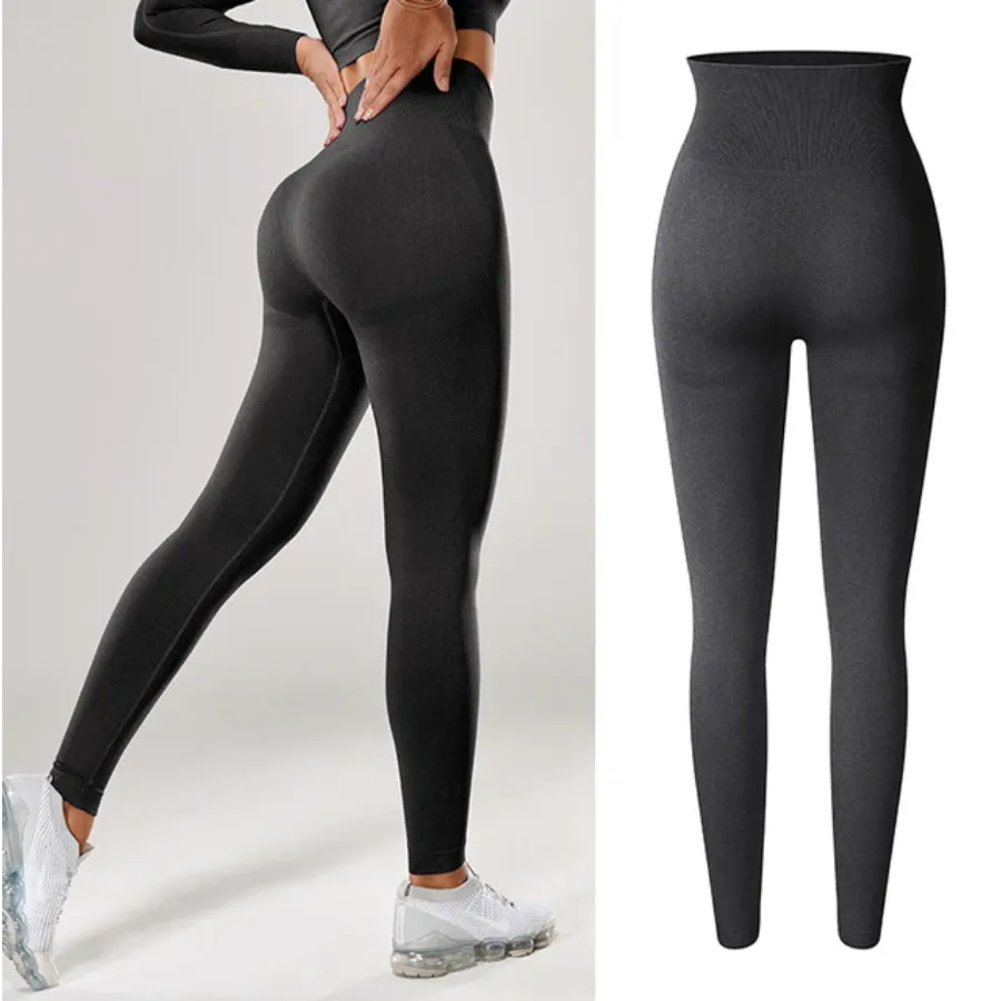 Soft Shade Leggings - Purple-Dark-Style 1
