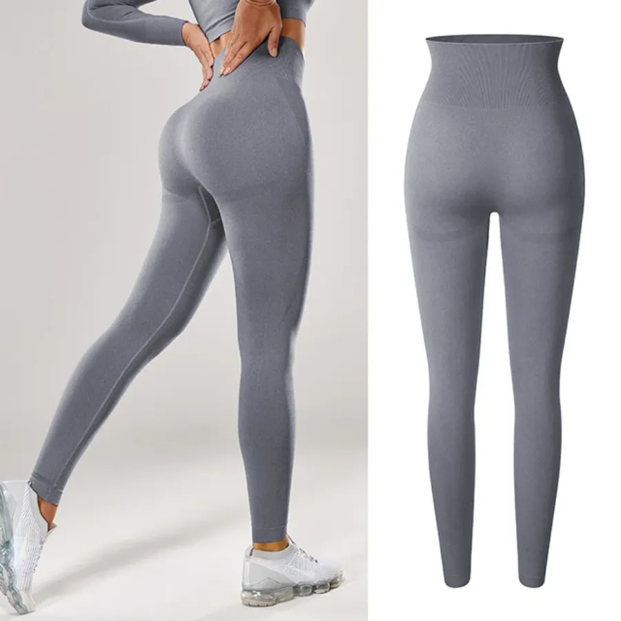 Soft Shade Leggings - Purple-Dark-Style 1
