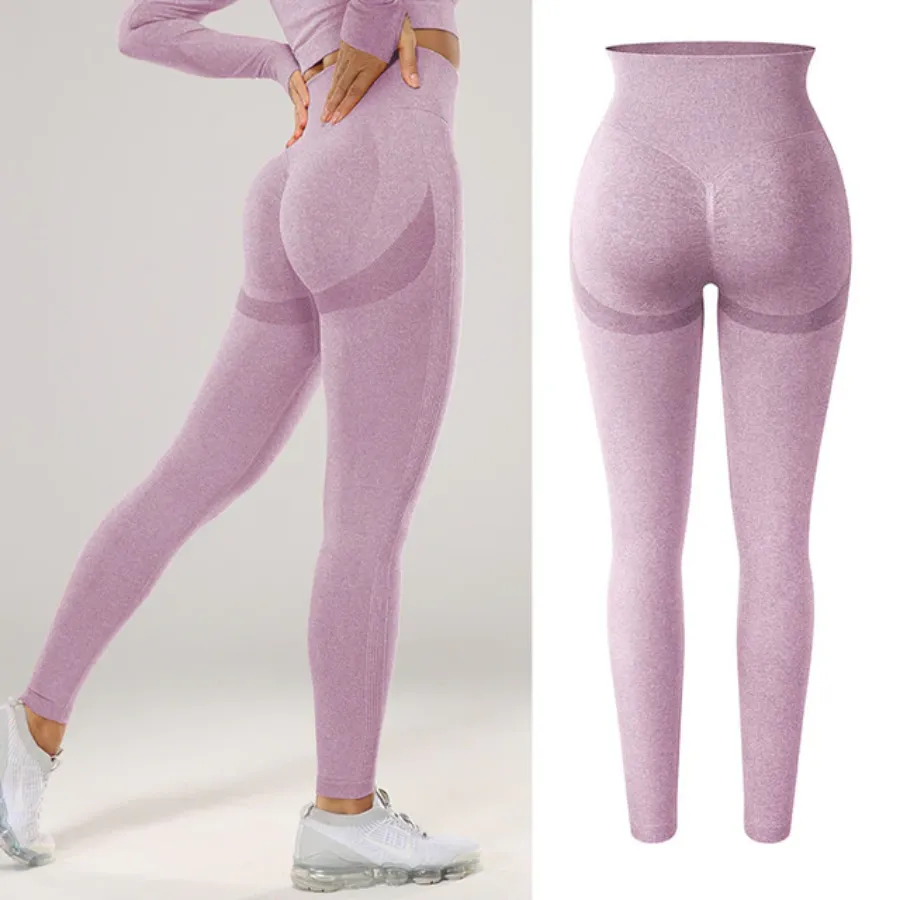 Soft Shade Leggings - Purple-Dark-Style 1