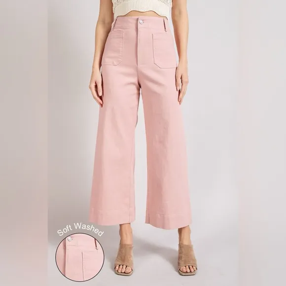 Soft Wash Wide Leg Jeans - eesome