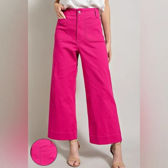 Soft Wash Wide Leg Jeans - eesome