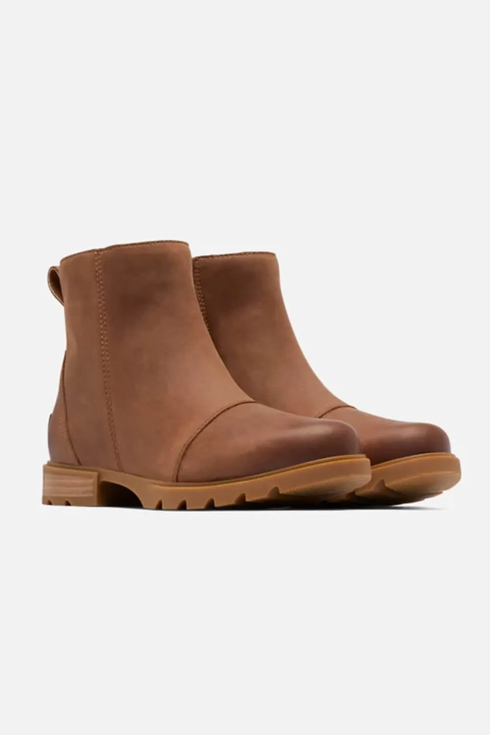 Sorel Emelie Zip Booties for Women in Velvet Tan | 2048721-242