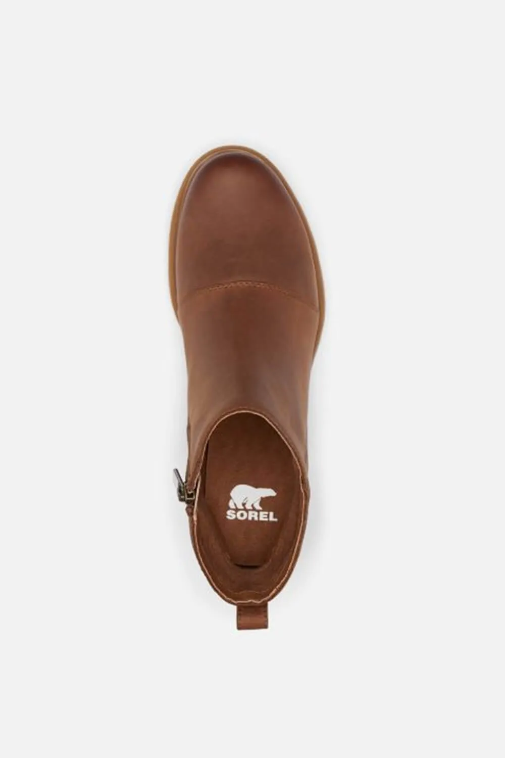 Sorel Emelie Zip Booties for Women in Velvet Tan | 2048721-242