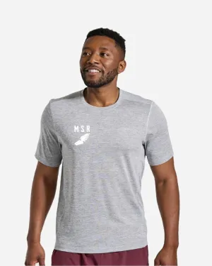 Stopwatch Graphic Short Sleeve Men - Light Grey