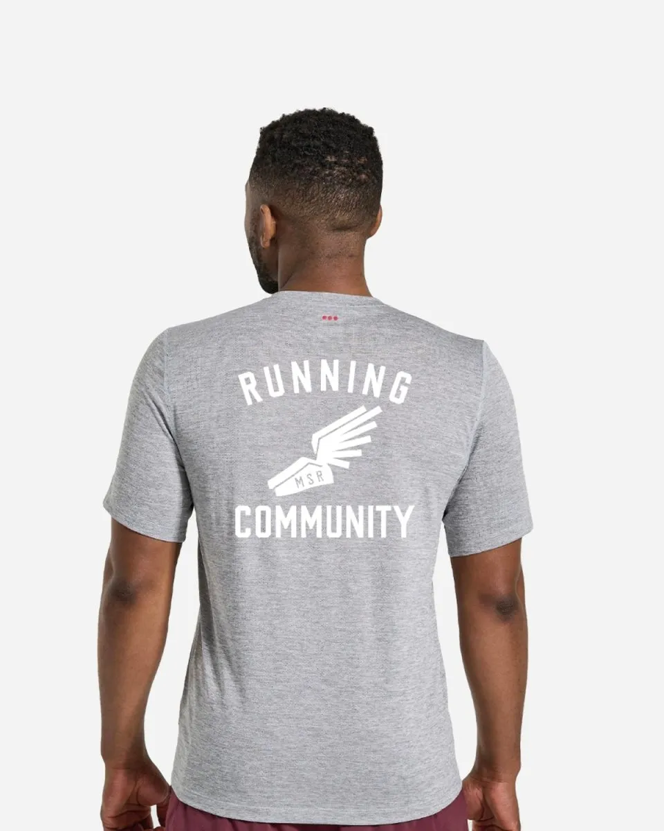 Stopwatch Graphic Short Sleeve Men - Light Grey