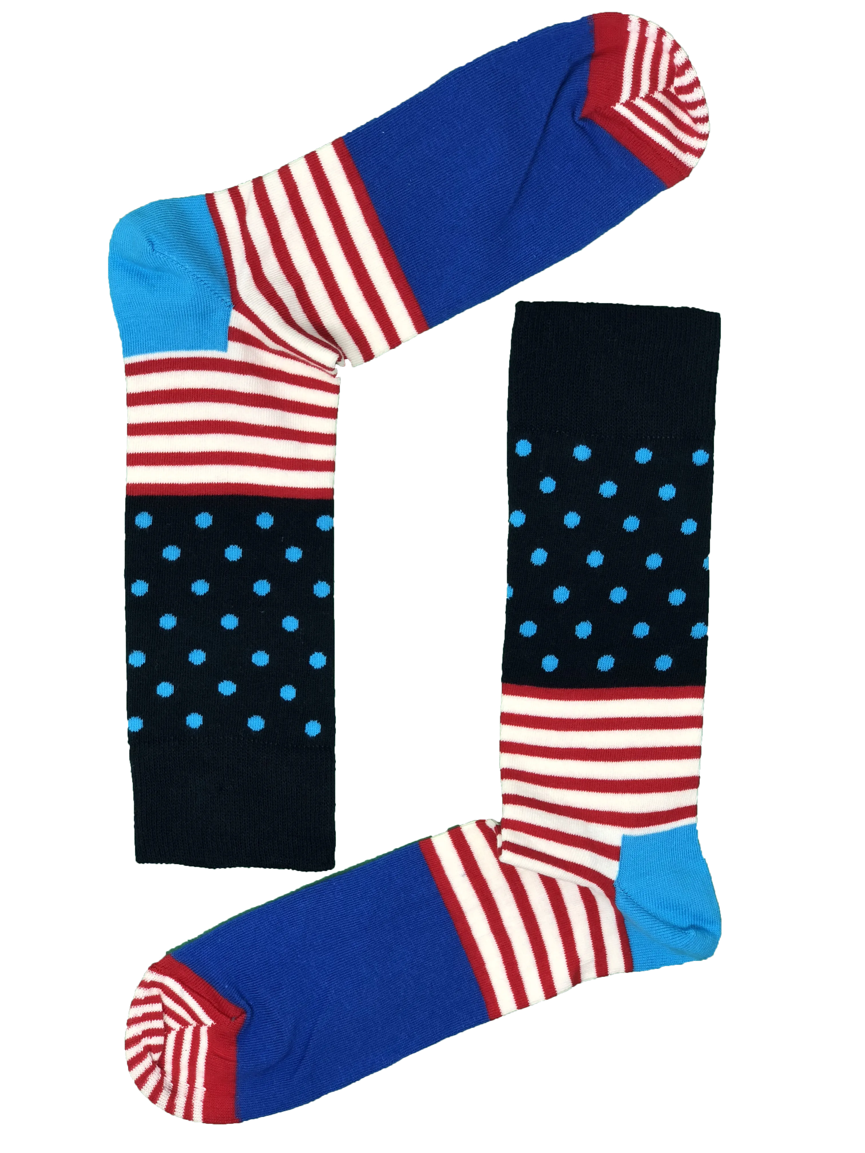 Stripe & Dots Sock
