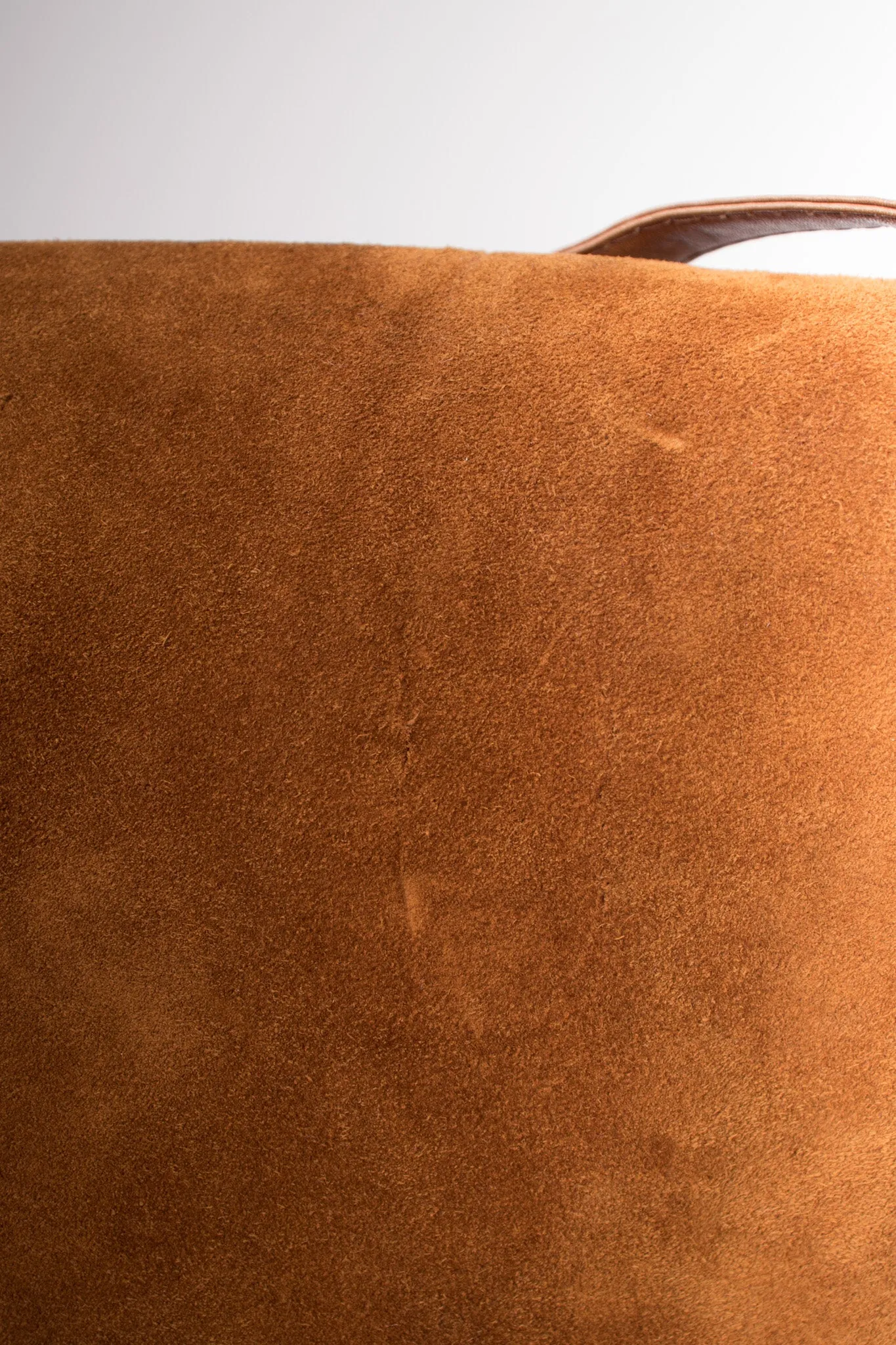 Suede Shoulder Flap Bag