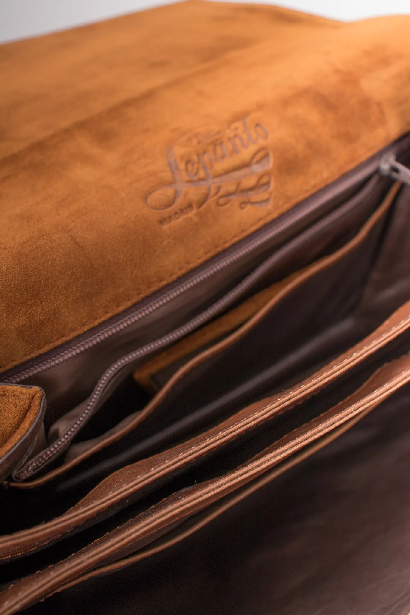 Suede Shoulder Flap Bag