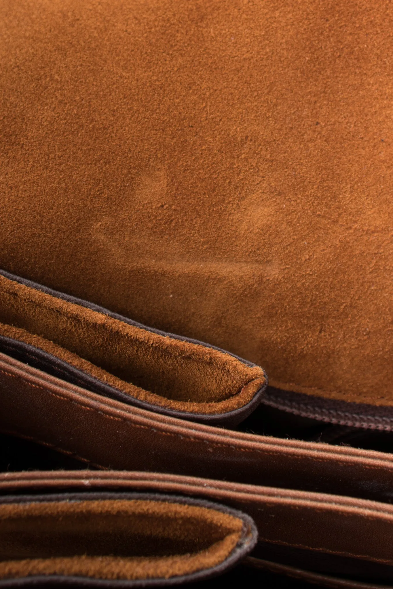 Suede Shoulder Flap Bag