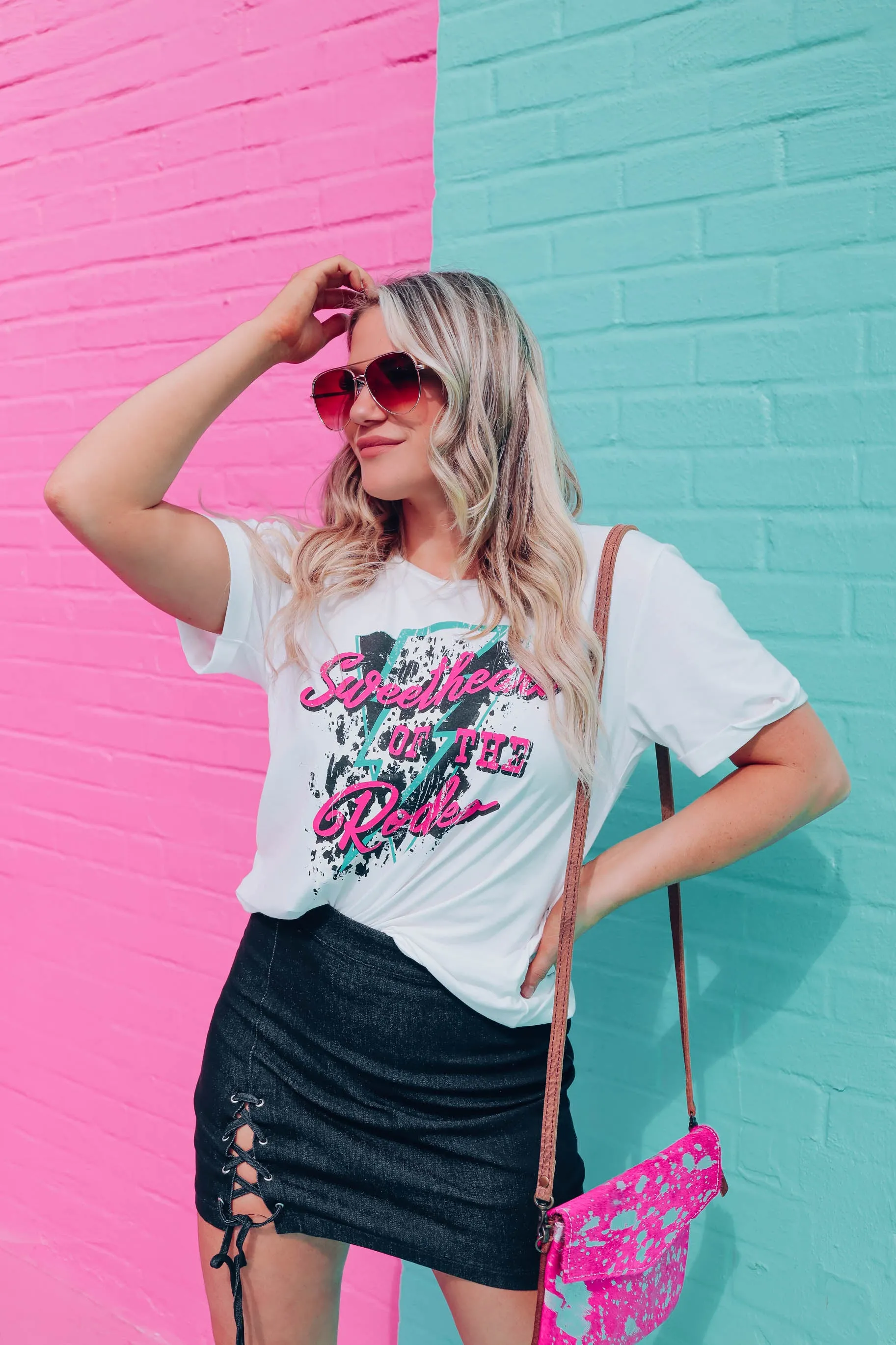 Sweetheart of the Rodeo Graphic Tee - White
