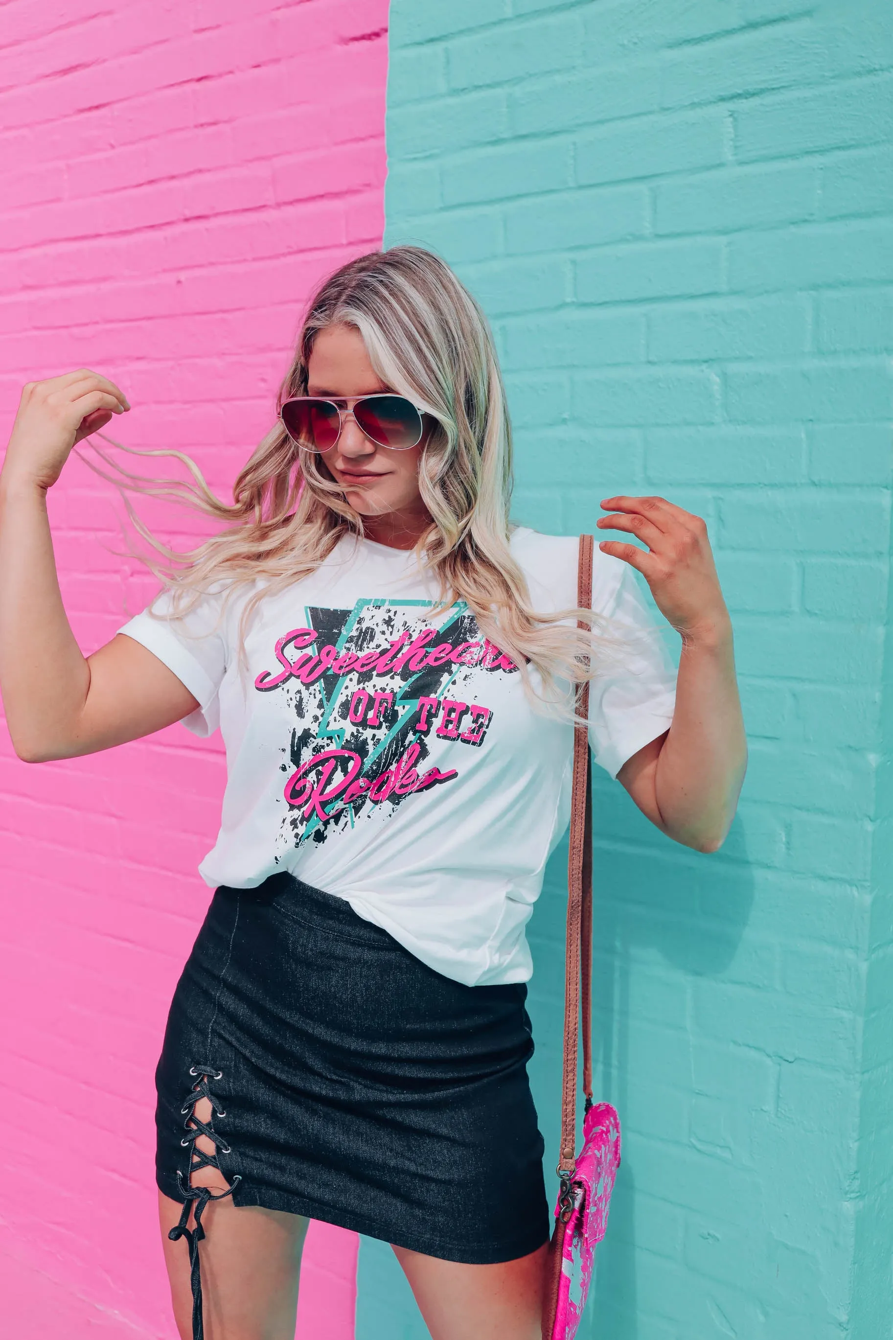 Sweetheart of the Rodeo Graphic Tee - White