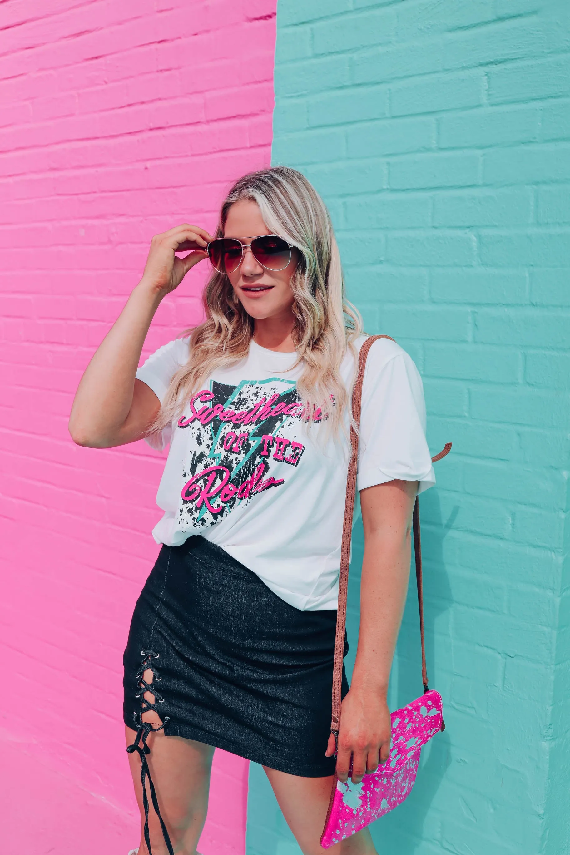 Sweetheart of the Rodeo Graphic Tee - White