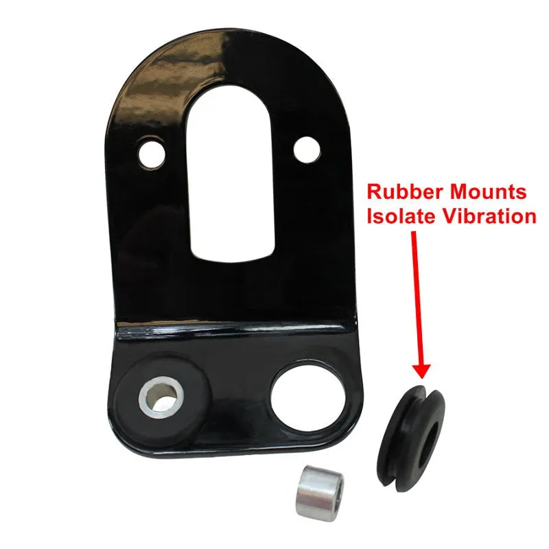 TC Bros. Black 33 Ford Replica Side Mount Tail Light/License Plate Bracket