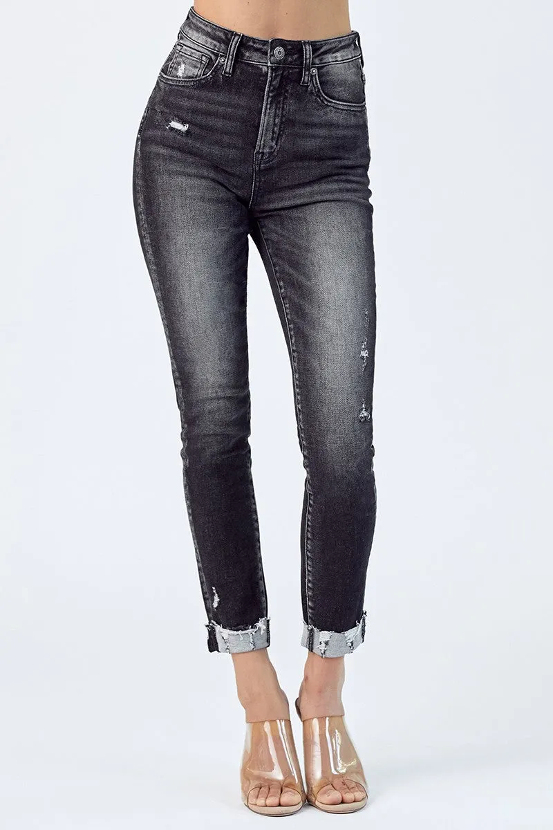The Anna Vintage Black Skinny Jean