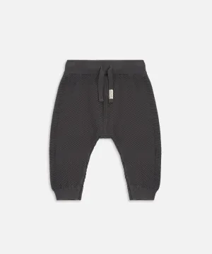 The Northridge Knitted Trackie - Onyx