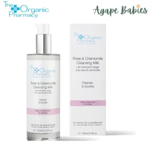 The Organic Pharmacy Rose and Chamomile Cleansing Milk 100ml Exp: 02/27