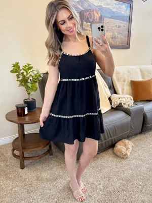 Tiered Sundress In Summer Nights
