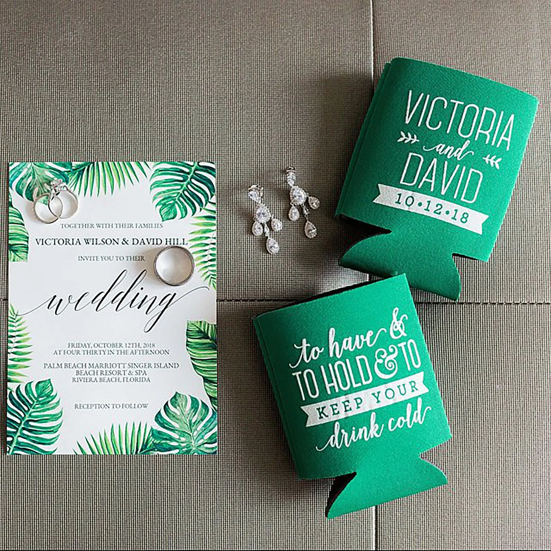 To Have and To Hold - Wedding Can Cooler #92R
