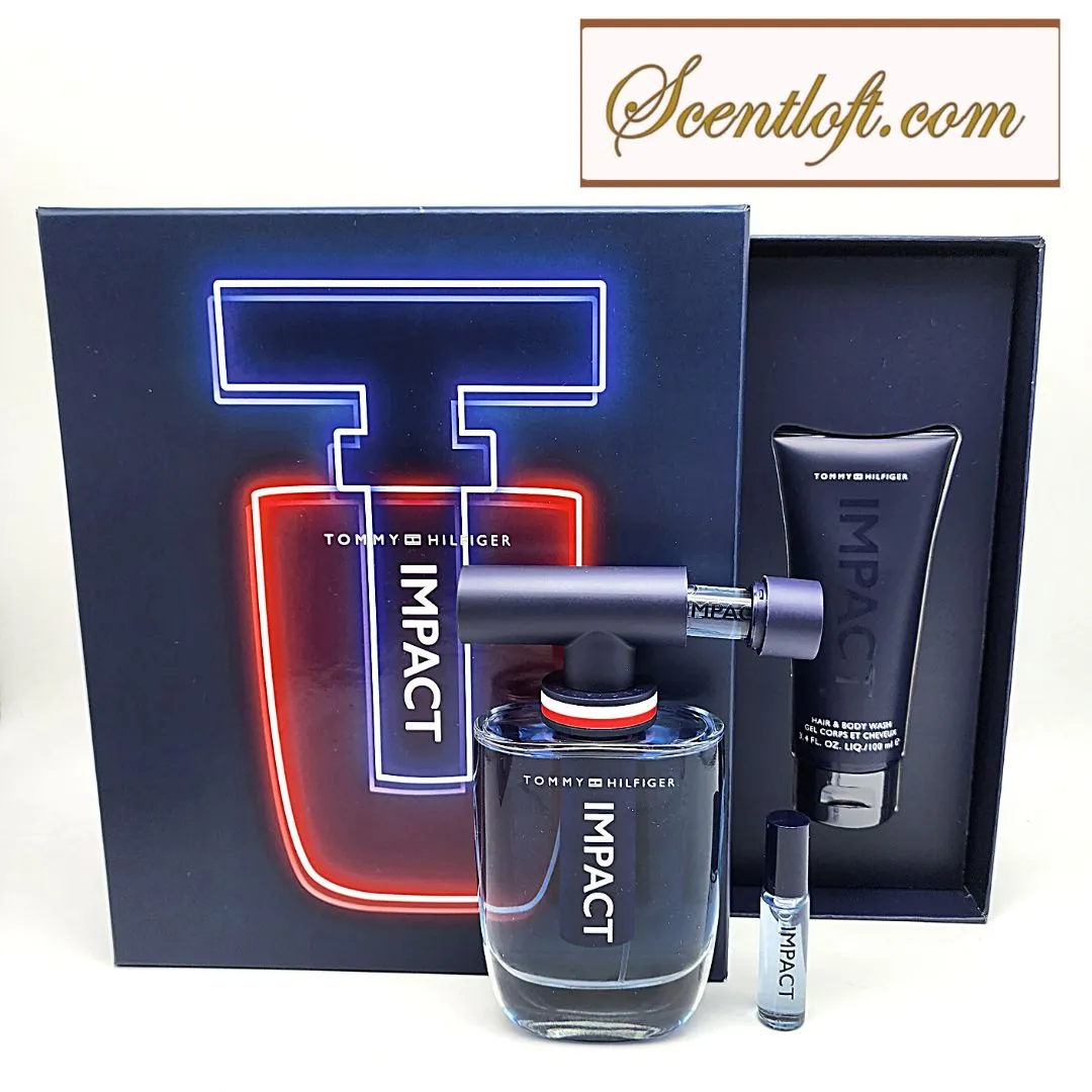 TOMMY HILFIGER Impact 3-piece Gift Set   Free Impact Spark Sample *