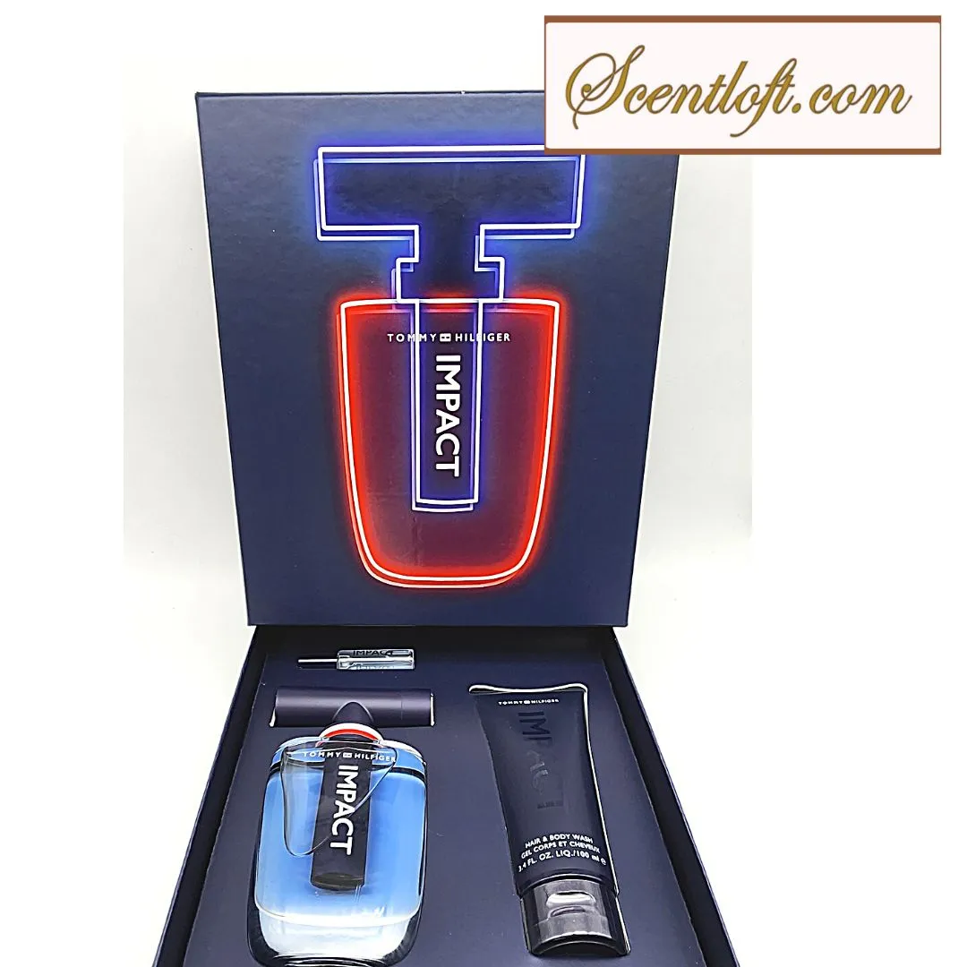 TOMMY HILFIGER Impact 3-piece Gift Set   Free Impact Spark Sample *