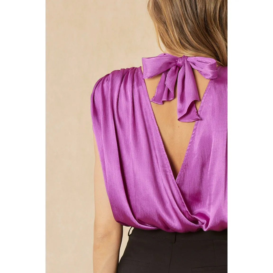 Tucked in All Day Body Suit in Orchid