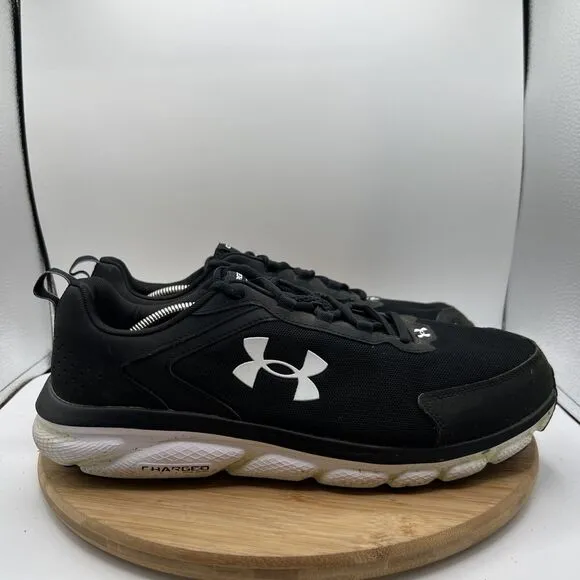 Under Armour Charged Assert 9 Mens Size 13 Black Running Shoes 3024857-001