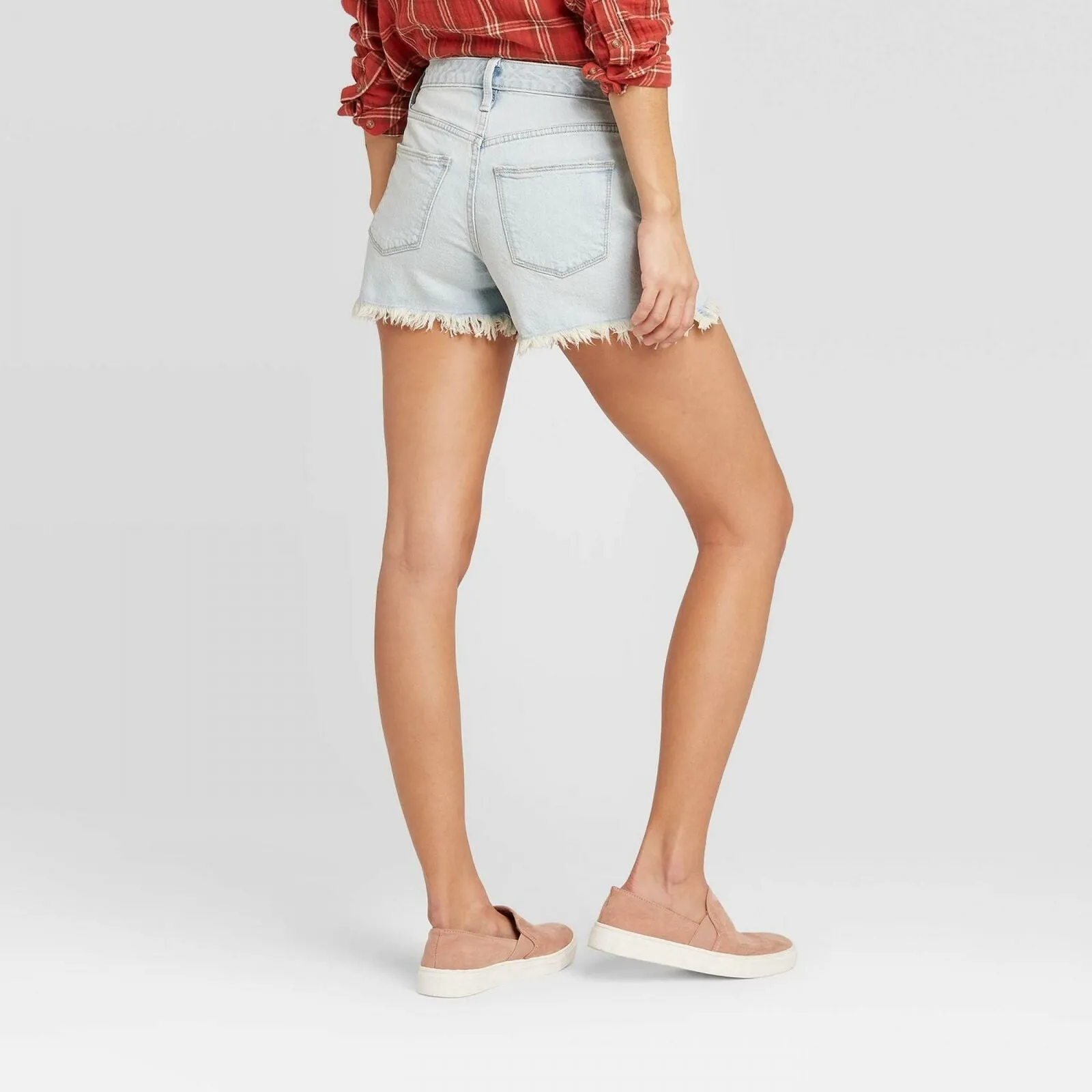 Universal Thread Women's High Rise Distressed Jean Shorts