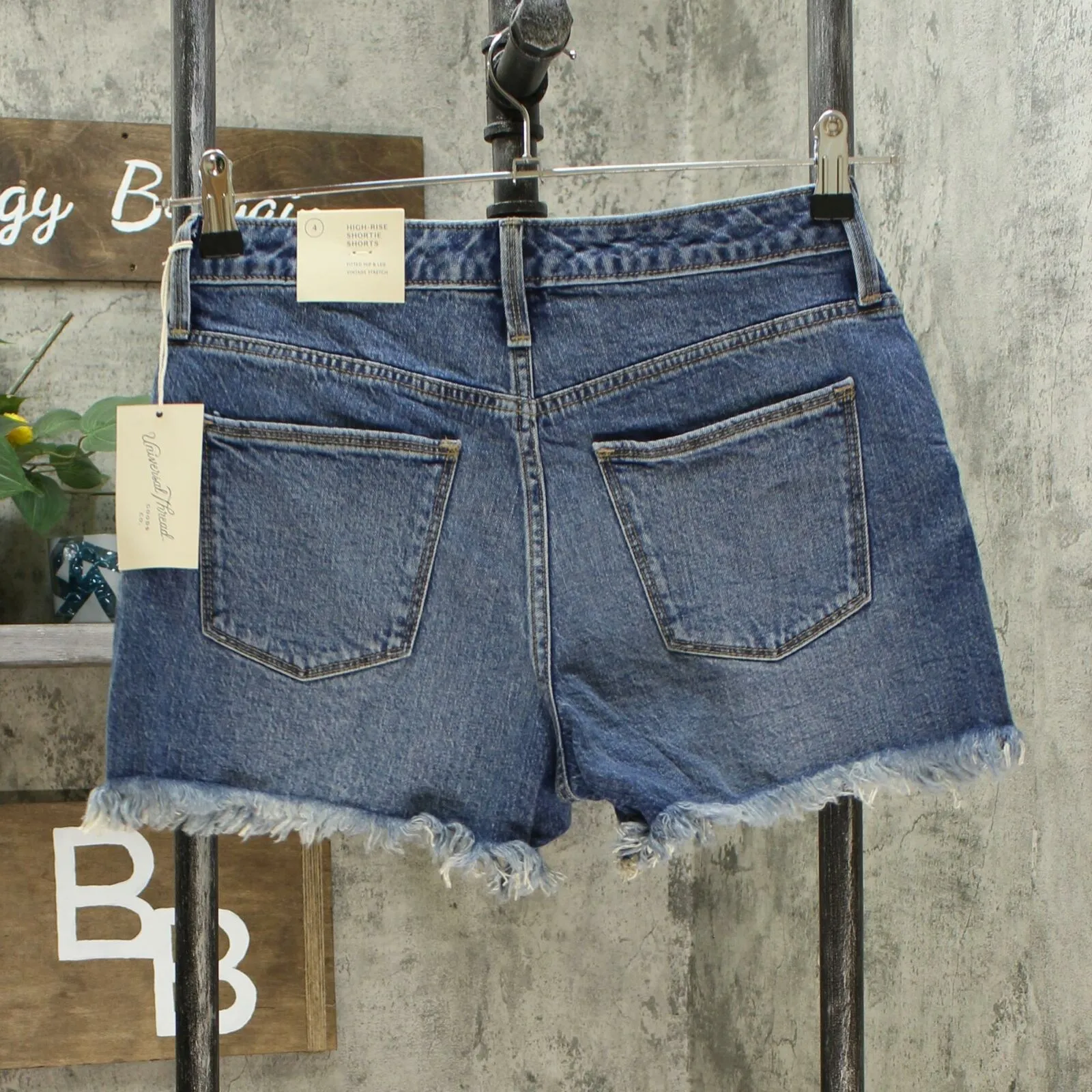 Universal Thread Women's High Rise Distressed Jean Shorts