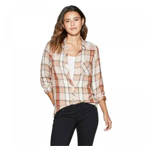 Universal Thread Women's Plaid Long Sleeve Button-Down Shirt