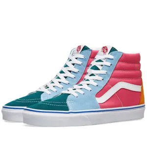 VANS SK8-HI (Suede/ Canvas) Multi/ Bright Mens Size 10