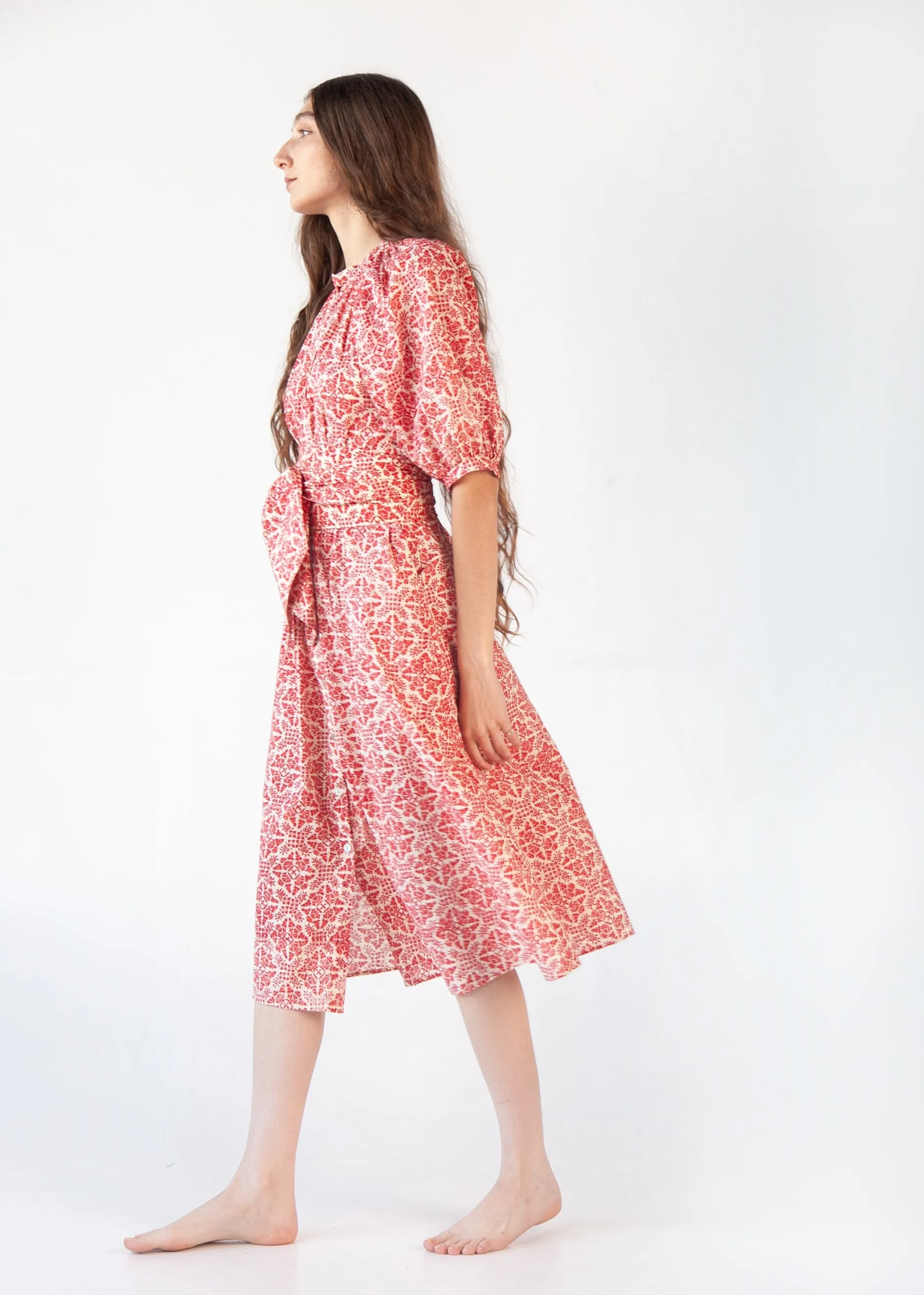 Venus Tindora Dress - Poppy