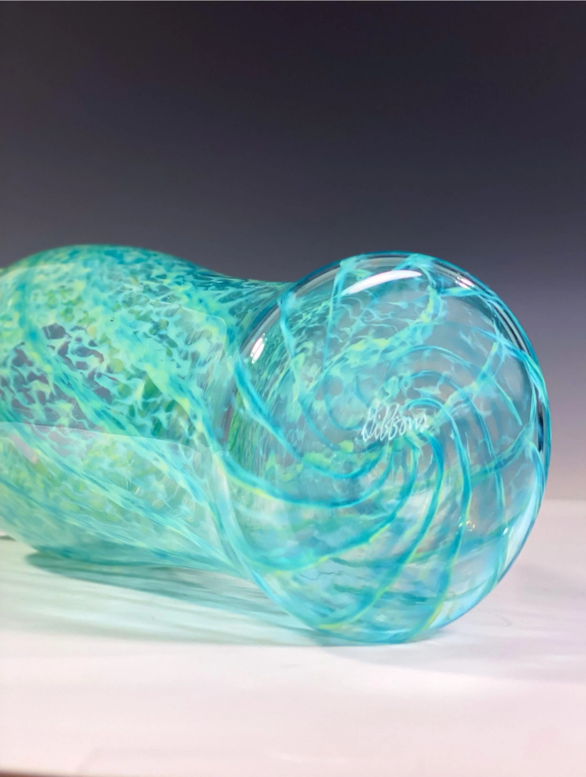 Warm Blue Vase