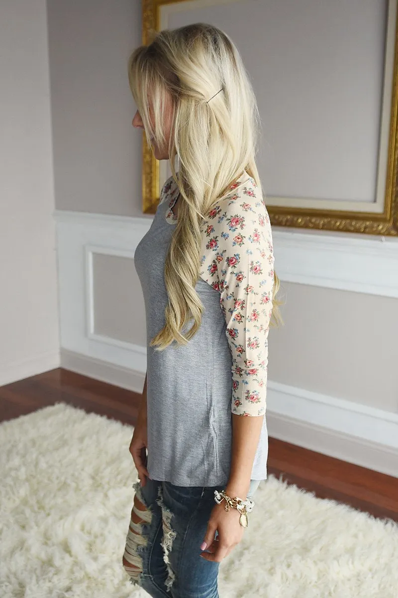 Warm Breeze Floral Top