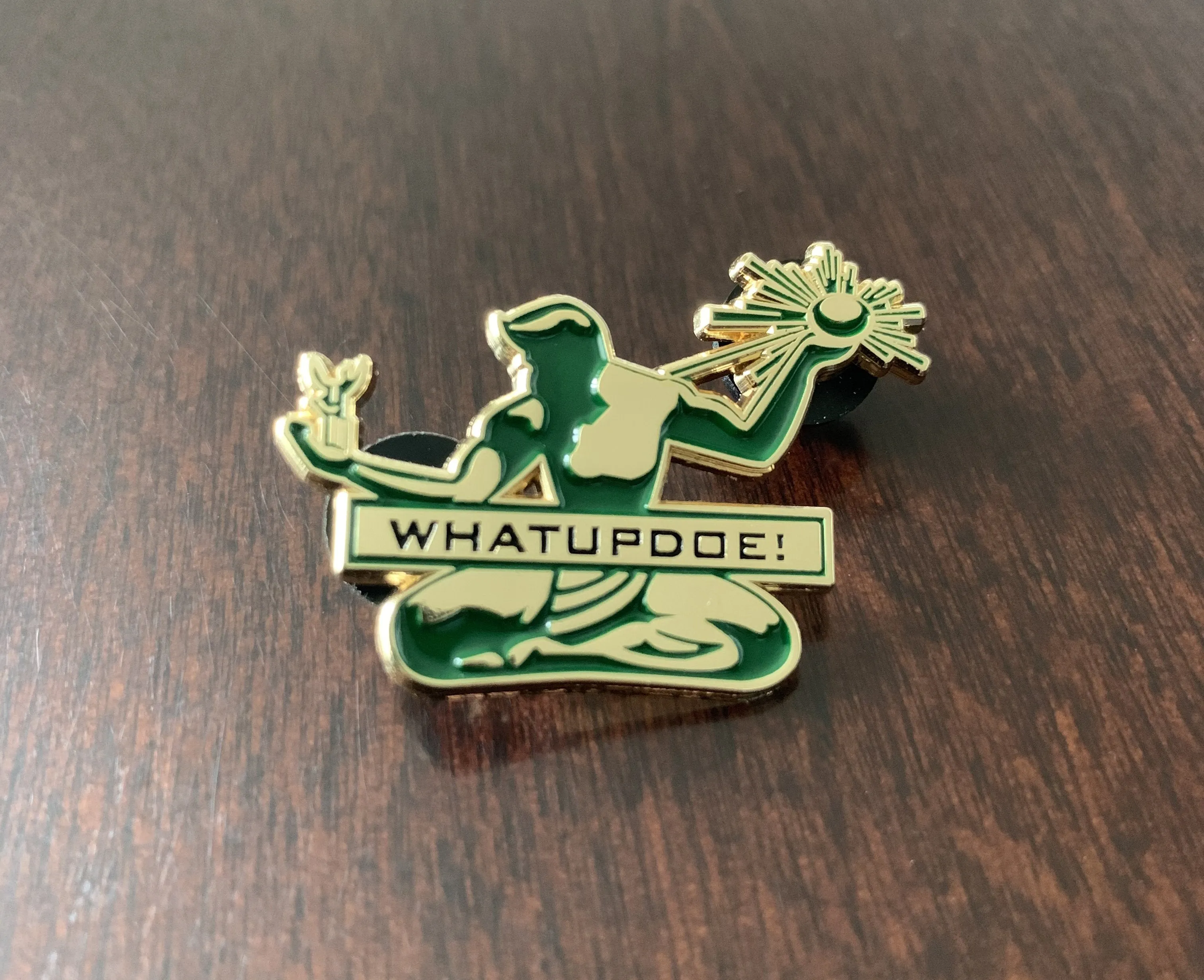 Whatupdoe Detroit 1.5" Soft Enamel Pin