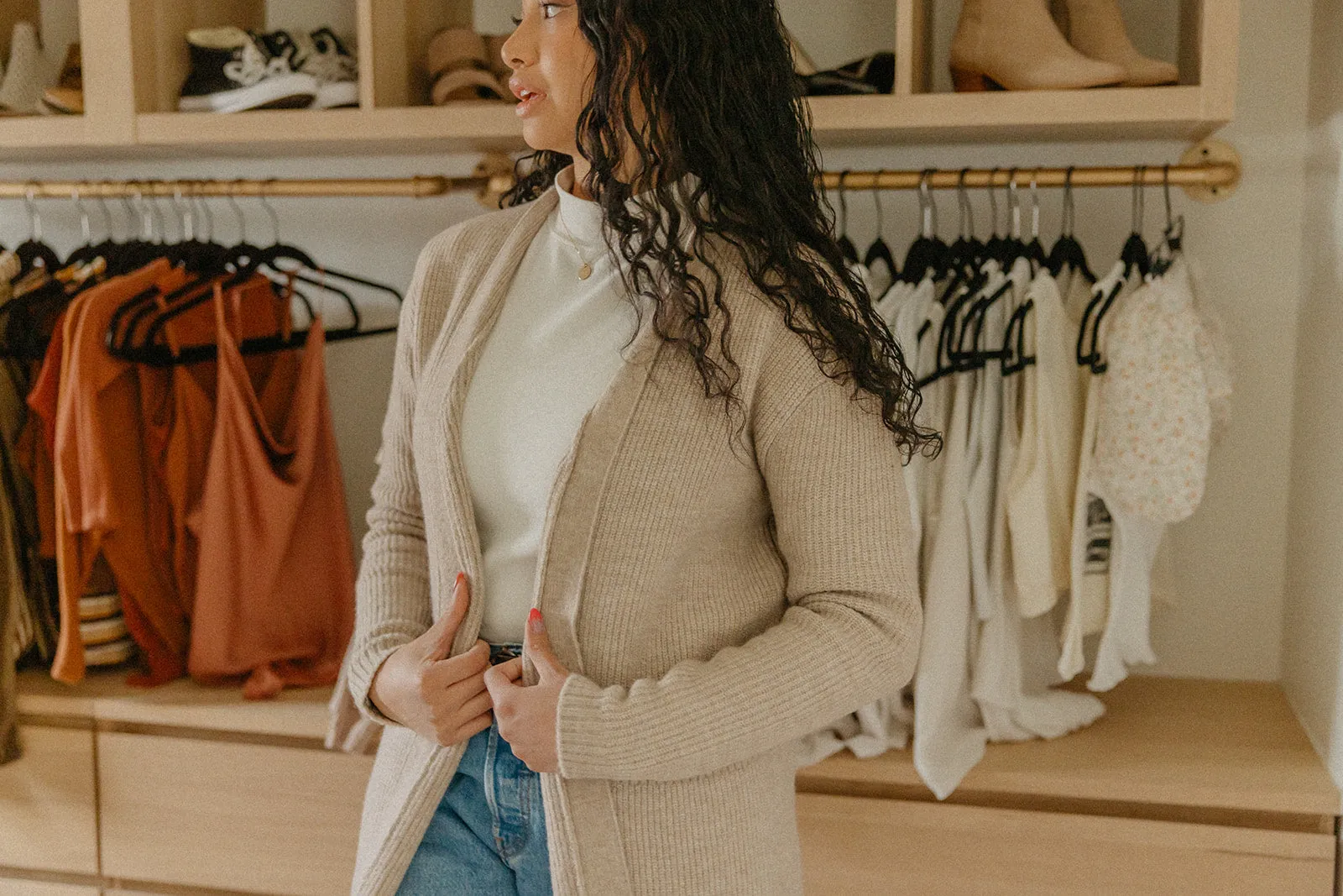 Women's Luxe Cardigan - Oatmeal