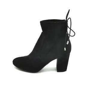 WOMENS SIZE 7.5 - CHRISTIAN SIRIANO, Black Lace-up Booties EUC B22