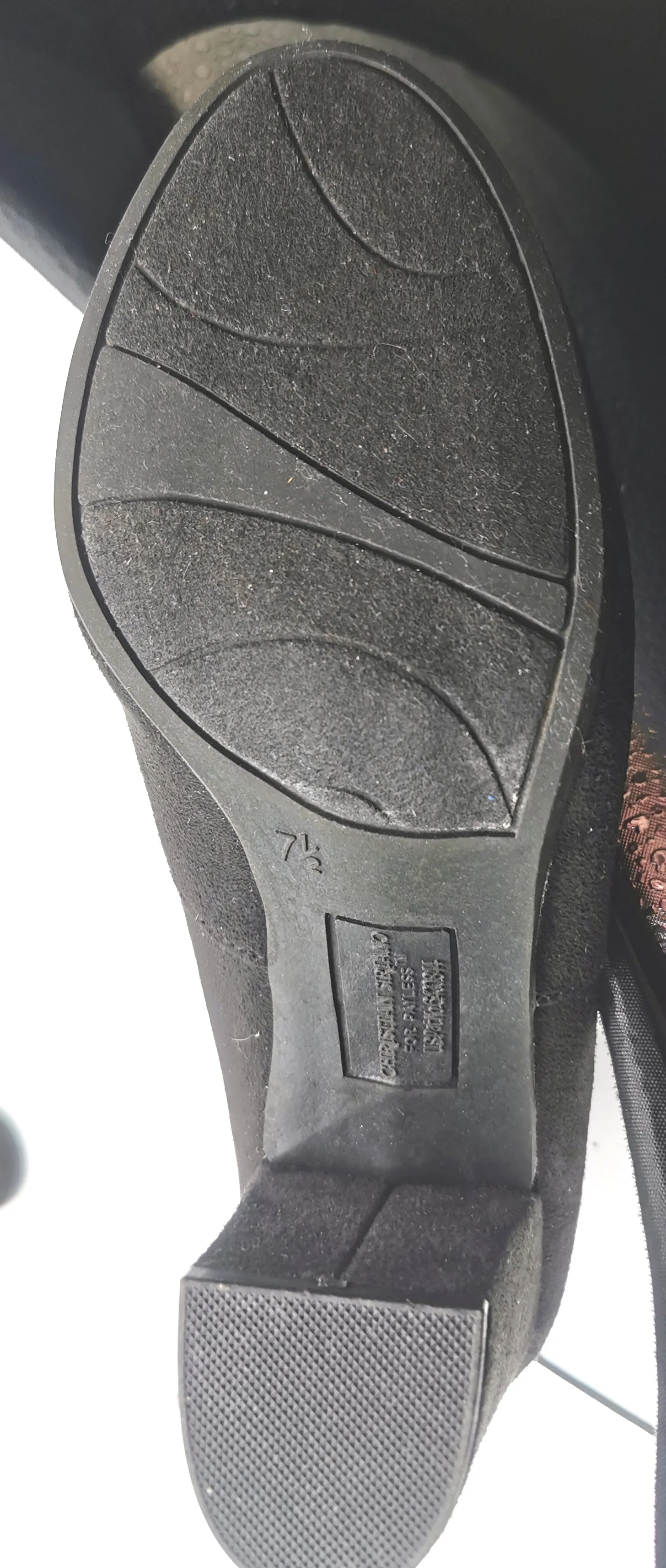 WOMENS SIZE 7.5 - CHRISTIAN SIRIANO, Black Lace-up Booties EUC B22