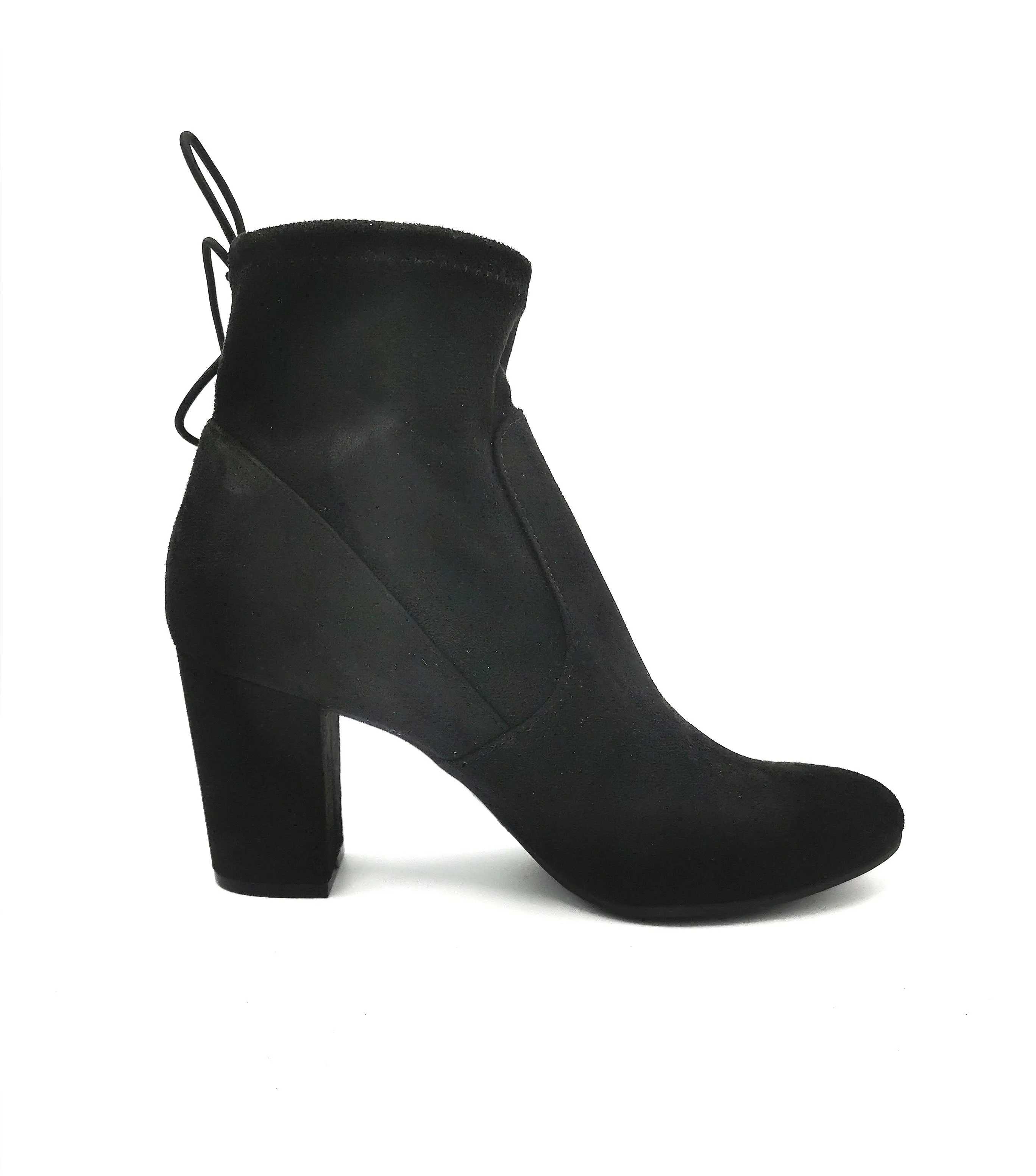 WOMENS SIZE 7.5 - CHRISTIAN SIRIANO, Black Lace-up Booties EUC B22