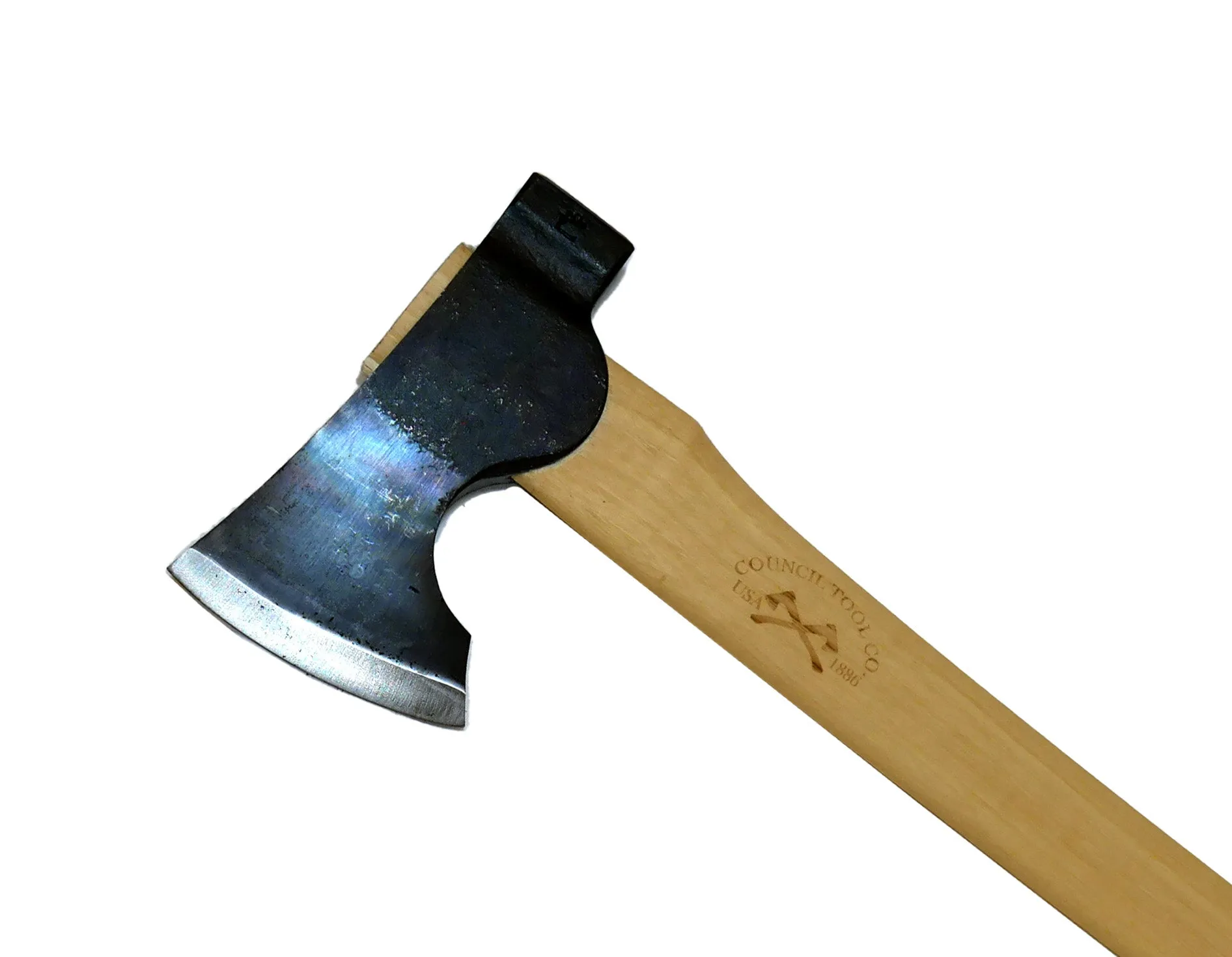 Wood Craft 1.7 lb Camp Carver - 22" Hickory Handle w Leather Mask
