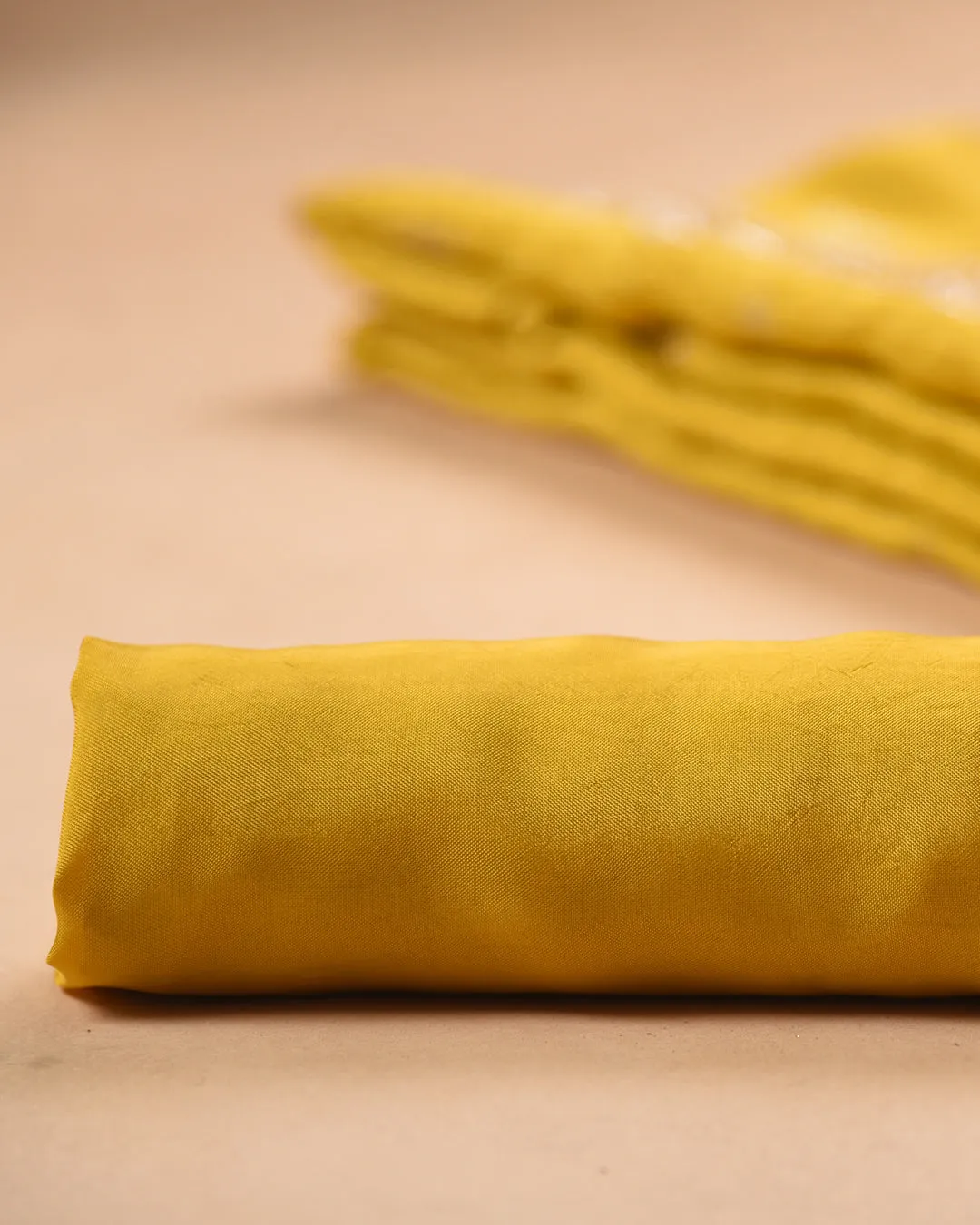 Yellow Silk Viscose Blend Woven With Embroidery Unstitched Suit Fabric Set With Silk Viscose Woven Dupatta