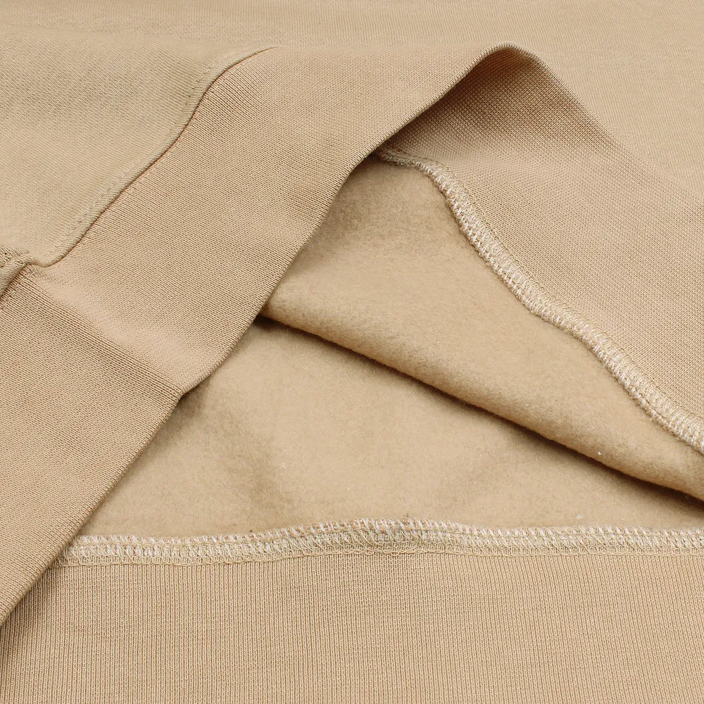 Young L.A Embroidered Beige Sweatshirt