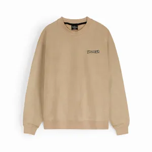 Young L.A Embroidered Beige Sweatshirt