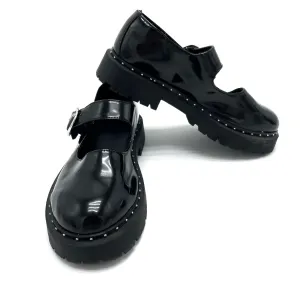 Zara patent platform loafers - 34(3 youth)